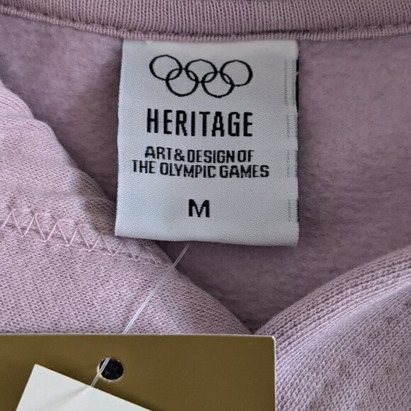 London Olympics XIV Hoodie Women's Medium Pink Oversized Fit Pacsun NWT Heritage - Picture 6 of 16
